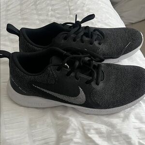 Nike Black Flex with White Swoosh